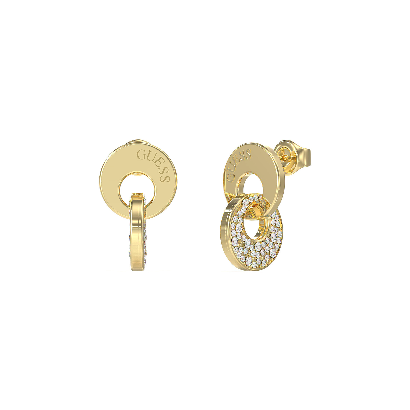Boucles D'oreilles Femme Couleur Or Et Noir | Sans Marque | Style Moderne | Neuf Avec étiquettes