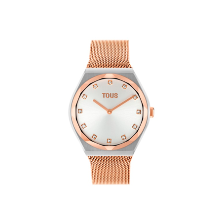 Reloj Tous Mujer Karat Round Mesh Acero Bicolor 3000139900