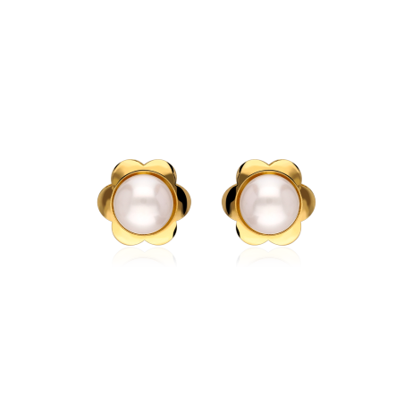 Conjunto Oro 18 k y Perlas cultivadas "Badesi"