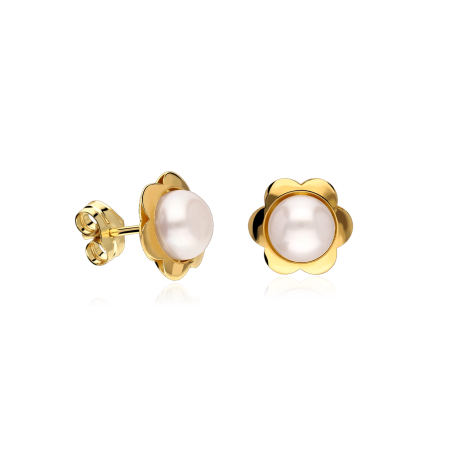 Conjunto Oro 18 k y Perlas cultivadas "Badesi"