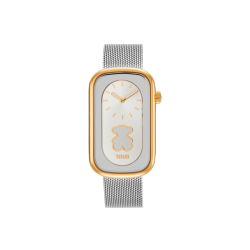 Reloj Tous Mujer T- Band Club Acero Bicolor Silueta Oso 3000140700