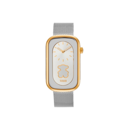 Reloj Tous Mujer T- Band Club Acero Bicolor Silueta Oso 3000140700