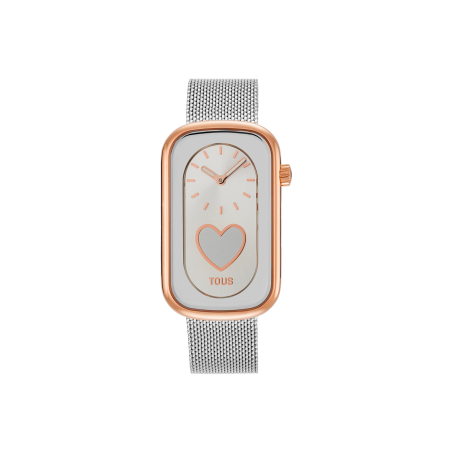 Reloj Tous Mujer T- Band Club Acero Bicolor Silueta Corazón 3000140800