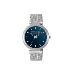 Reloj Tous Mujer S-Mesh Mirror Acero Esfera Azul 3000142400