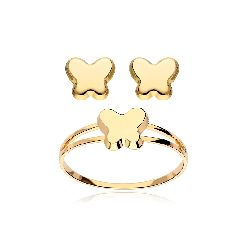 CONJUNTO "AURORA FLY" ORO 18K