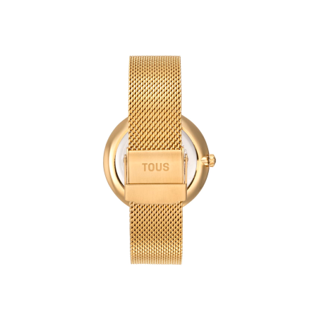 Reloj Tous Mujer S-Mesh Mirror Acero Dorado Esfera Verde 3000142600