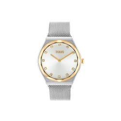 Reloj Tous Mujer Karat Round Mesh Acero Bicolor 3000141700