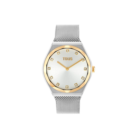 Reloj Tous Mujer Karat Round Mesh Acero Bicolor 3000141700
