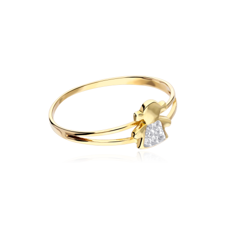 ANILLO "AMANDA" ORO 18K