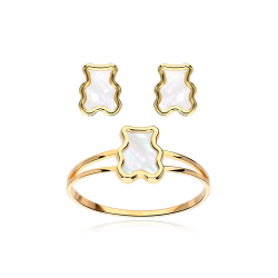 CONJUNTO  LULLY BEAR  ORO 18K