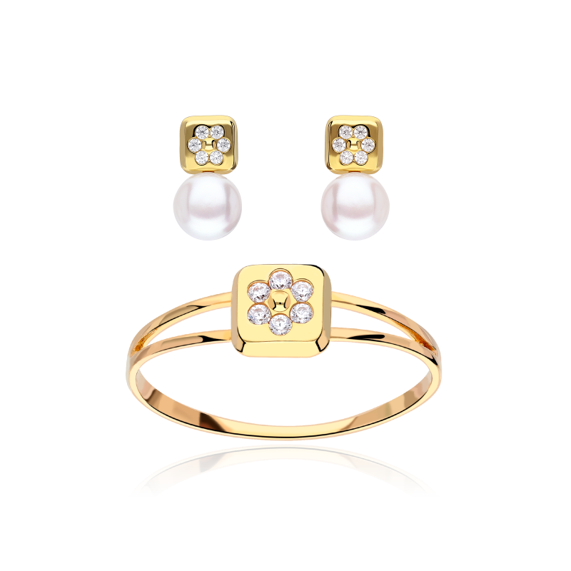 CONJUNTO "CELIA" ORO 18K