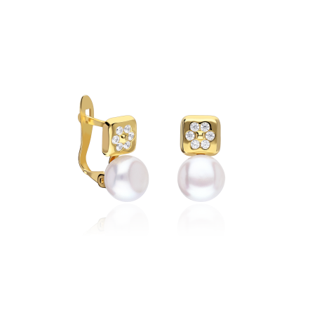 Pendientes Oro 18k y Perlas Cultivadas "Celia"