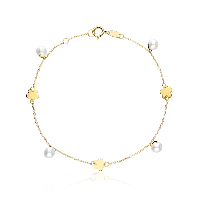 Pulsera Oro 18k y Perlas Cultivadas "First"