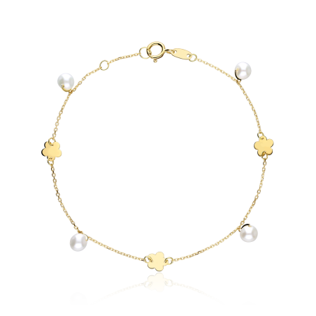 Pulsera Oro 18k y Perlas Cultivadas "First"
