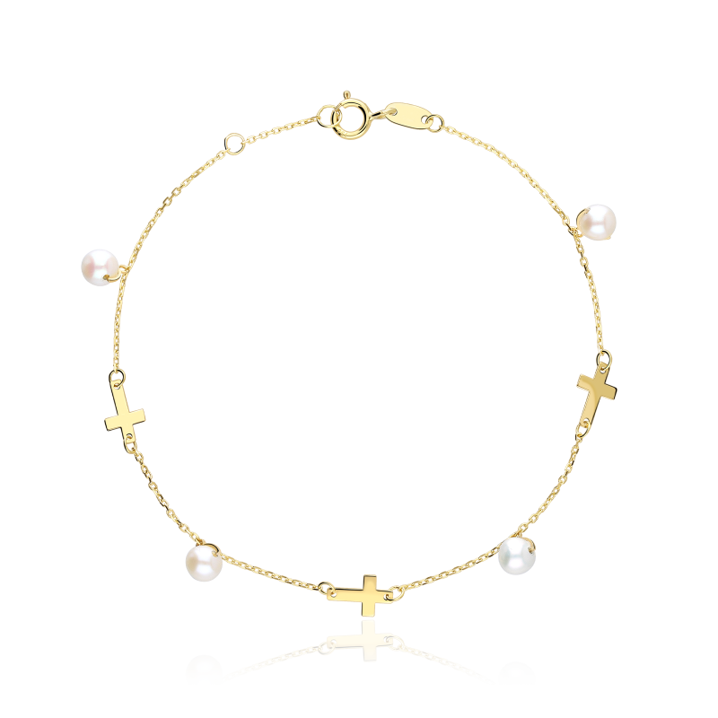 Pulsera Oro 18k y Perlas Cultivadas "First"