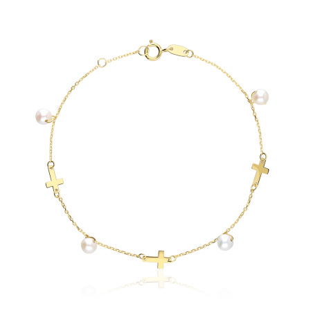 Pulsera Oro 18k y Perlas Cultivadas "First"