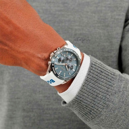 Reloj Hugo Boss Hombre Strike Acero Esfera Azul 1514238