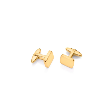 Gemelos Viceroy Hombre Acero Inoxidable Dorado Cuadrados 14020G01012