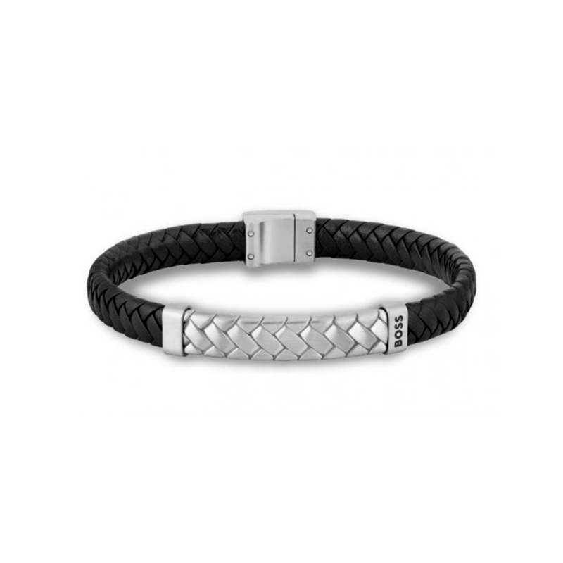 Pulsera Hugo Boss Hombre Tailored Negra 1580674M