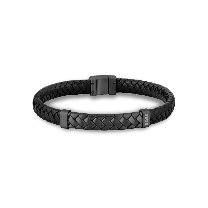 Pulsera Hugo Boss Hombre Tailored Negra 1580676M