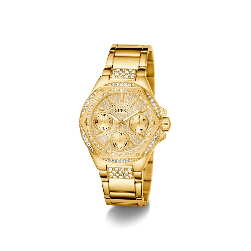 Reloj Guess Mujer Envy Acero Dorado Multifunción GW0878L2