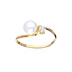 ANILLO "BREST" ORO 18K Y PERLAS CULTIVADAS