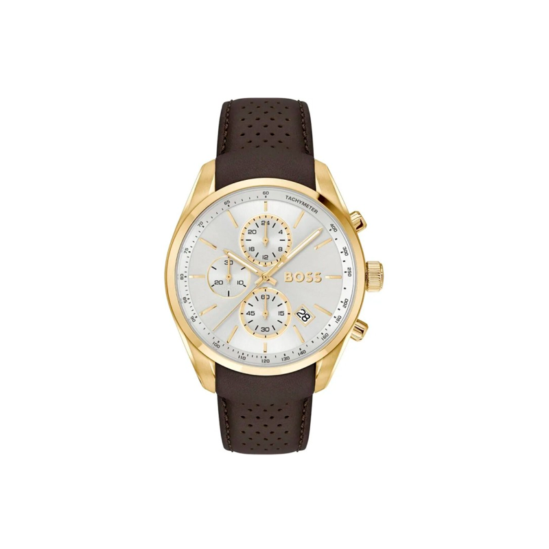 Reloj Hugo Boss Hombre Grand Prix Acero Dorado 1514225