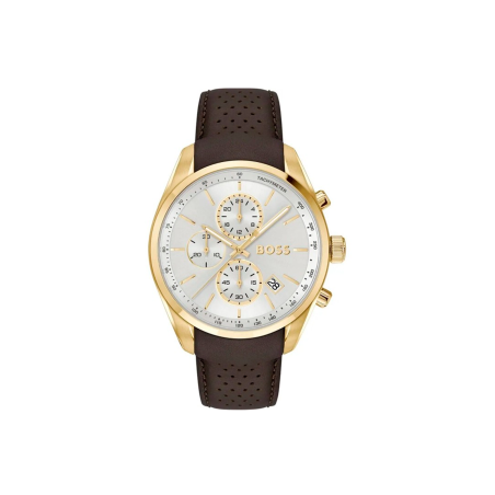 Reloj Hugo Boss Hombre Grand Prix Acero Dorado 1514225
