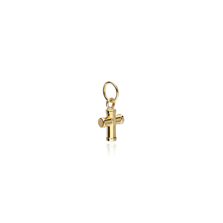 Colgante Cruz Oro 18k 7mm "Facile"