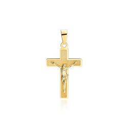 Colgante Cruz de Oro 18k  "Bautista"