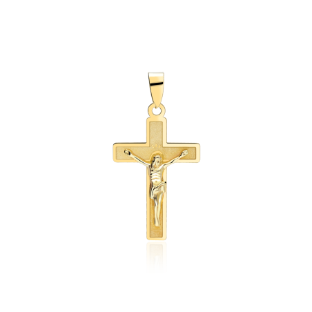 Colgante Cruz de Oro 18k  "Bautista"