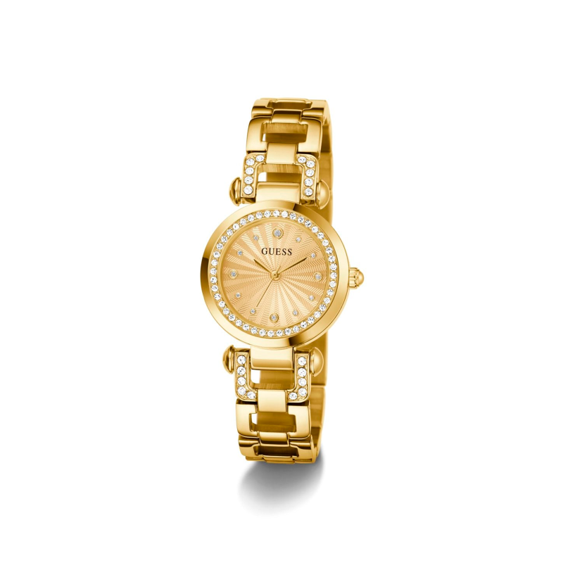 Reloj Guess Mujer Ginger Acero Dorado y Eslabones GW0869L4