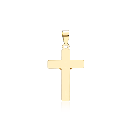 Colgante Cruz de Oro 18k  "Bautista"
