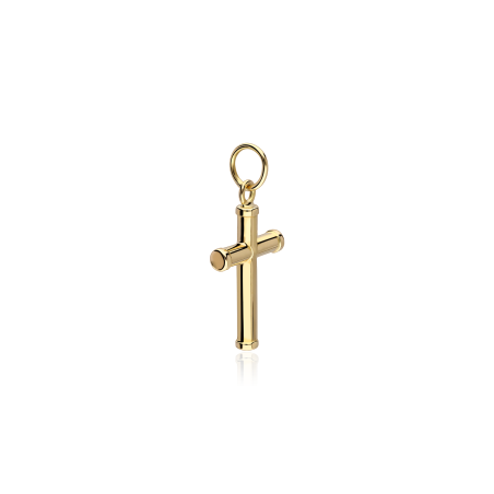 Colgante Oro 18k Cruz 15mm "Facile"
