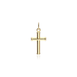 Colgante Oro 18k Cruz 15mm "Facile"