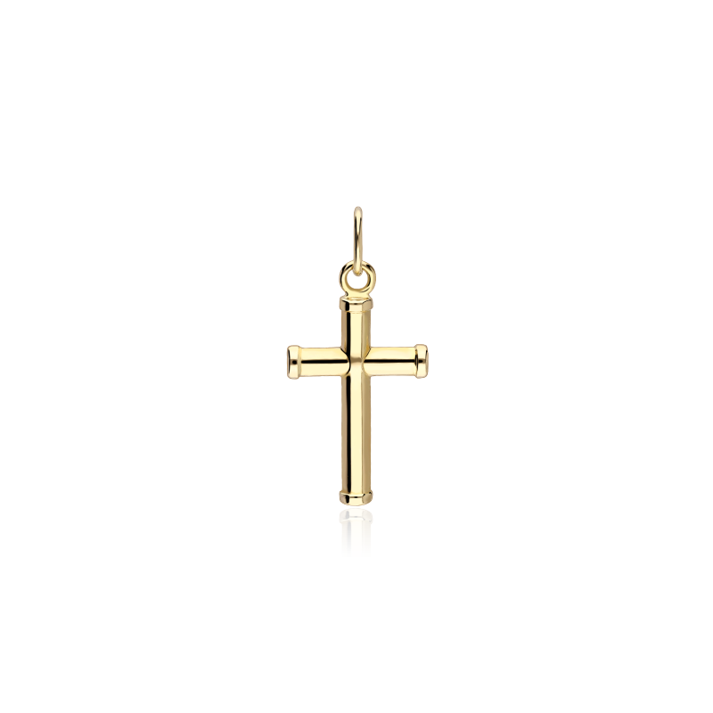 Colgante Oro 18k Cruz 15mm "Facile"
