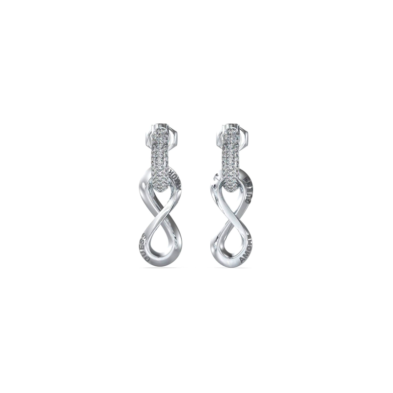 Pendientes Guess Mujer Amore Infinito y Circonitas JUBE05051JWRHT-U
