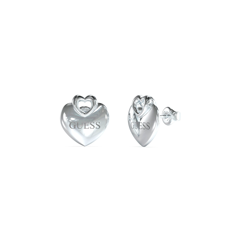 Pendientes Guess Mujer Crazy In Love Corazón JUBE05218JWRHT-U