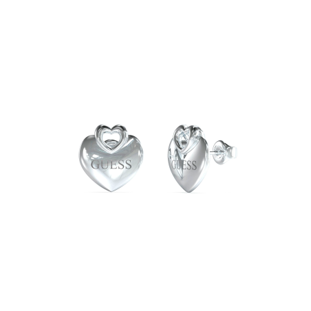 Pendientes Guess Mujer Crazy In Love Corazón JUBE05218JWRHT-U