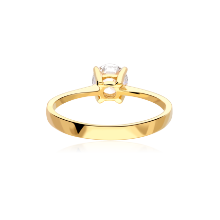 Anillo Oro 18k y circonita "Diana"