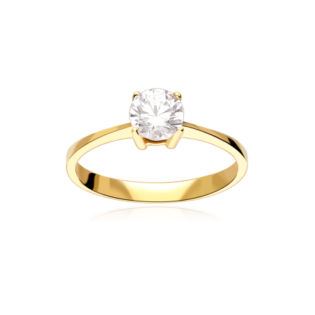 Anillo Oro 18k y circonita "Diana"