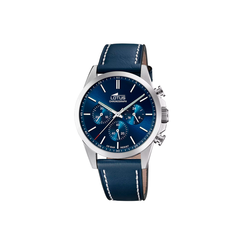Reloj Lotus Hombre Chrono Esfera Azul 18990/2
