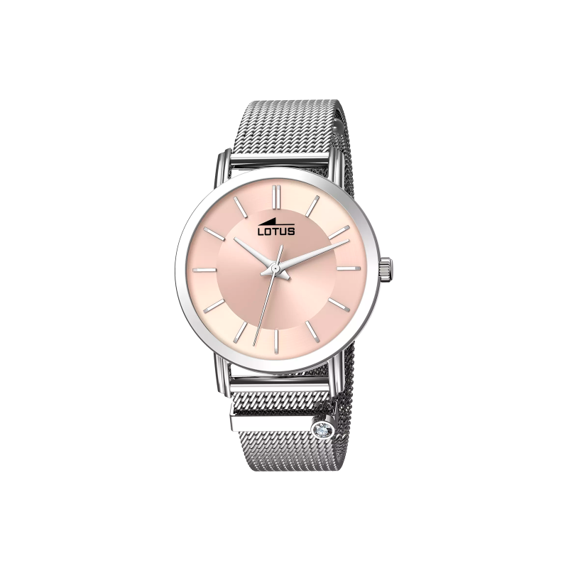 Reloj Lotus Mujer Trendy Acero Esfera Rosa 18737/2