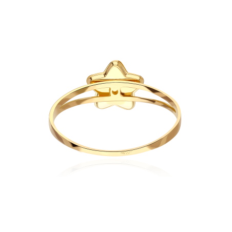 CONJUNTO "HOLY" ORO 18K Y NÁCAR