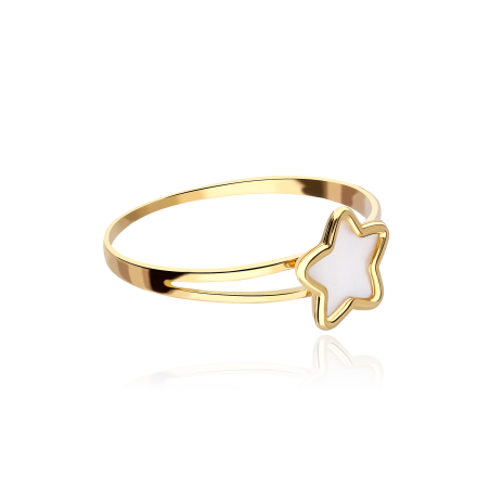 CONJUNTO "HOLY" ORO 18K Y NÁCAR