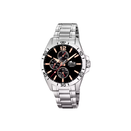 Reloj Lotus Hombre Multifunción Esfera Negra 18812/6
