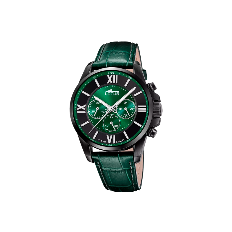 Reloj Lotus Hombre Chrono Verde y Negro 18881/1