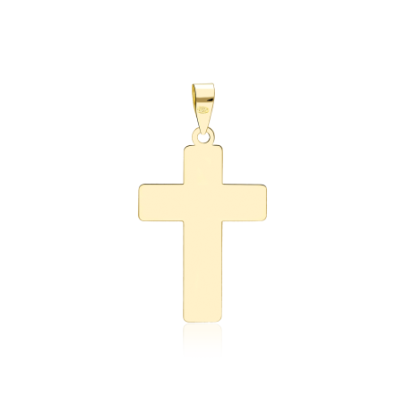 Colgante Cruz Mediana de Oro 18k "Bautista"