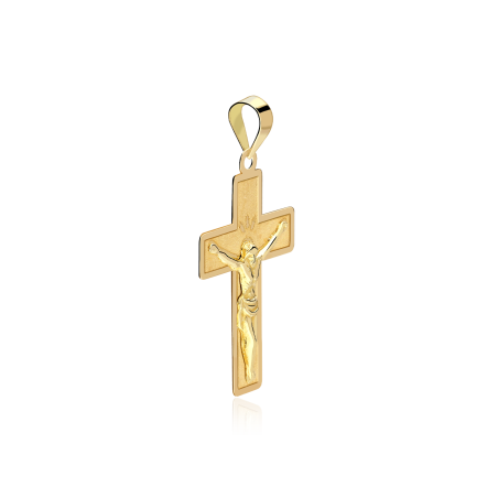 Colgante Cruz Mediana de Oro 18k "Bautista"