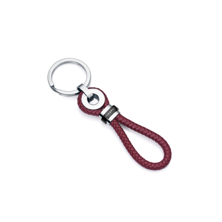 Llavero Viceroy Air Acero Cuero Trenzado Burdeos 6470L01000